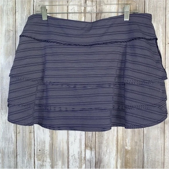 Athleta Swagger Navy Tired Skort - Picture 2 of 5